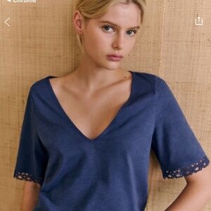 Sezane Lorna T Shirt Size S